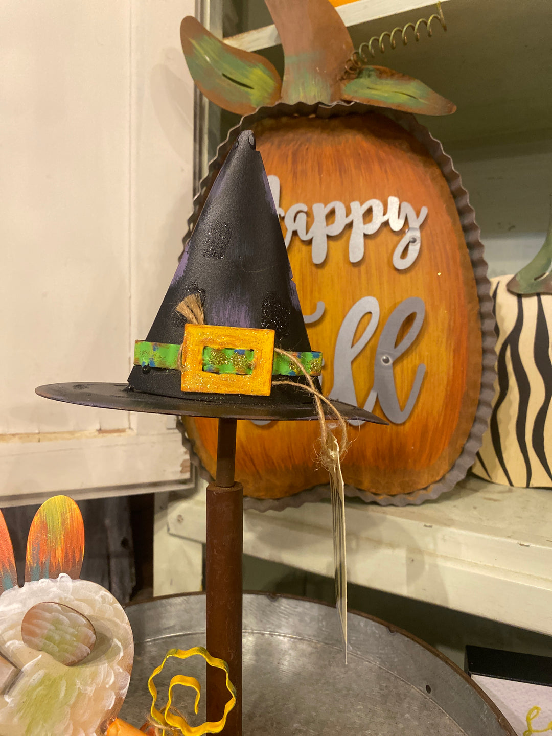 Round Top  Collection Witch Hat finial