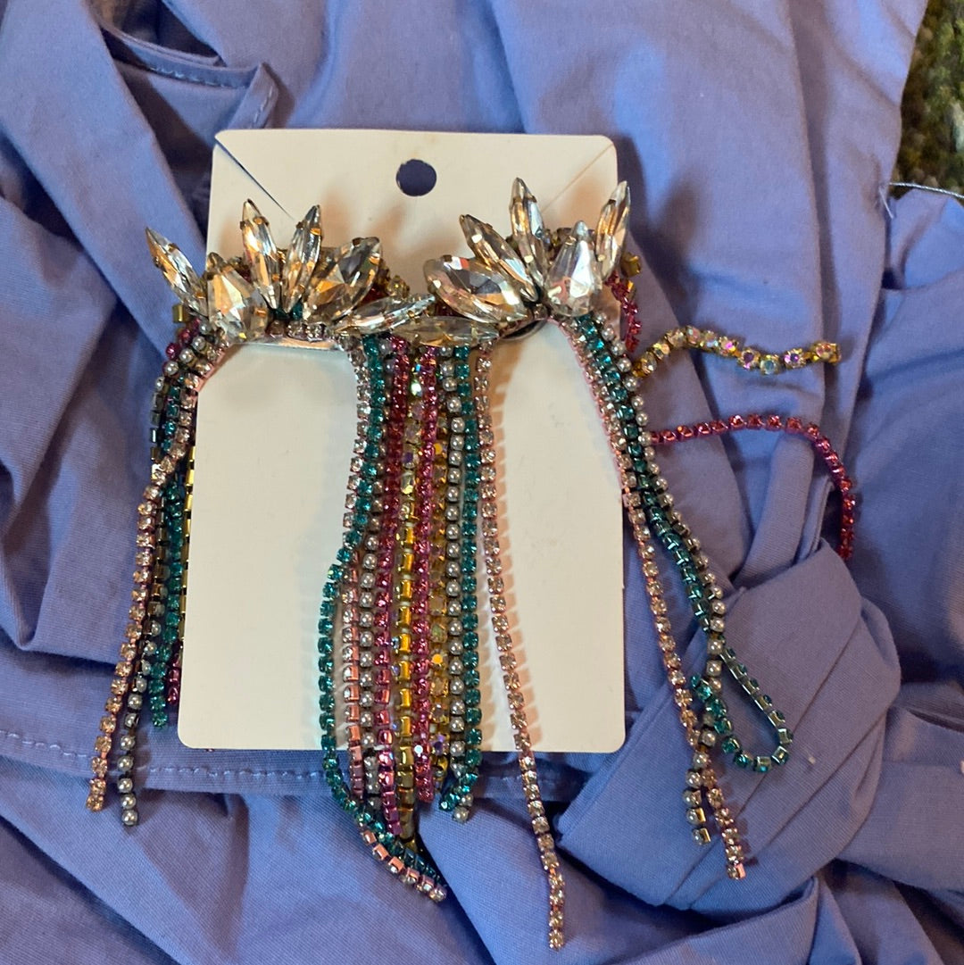 Pastel rainbow earrings