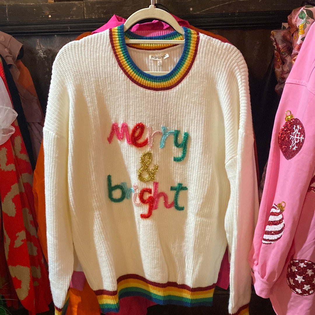 Merry and Bright sweater