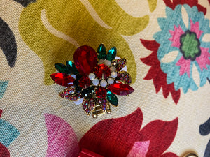 Poinsettia ring