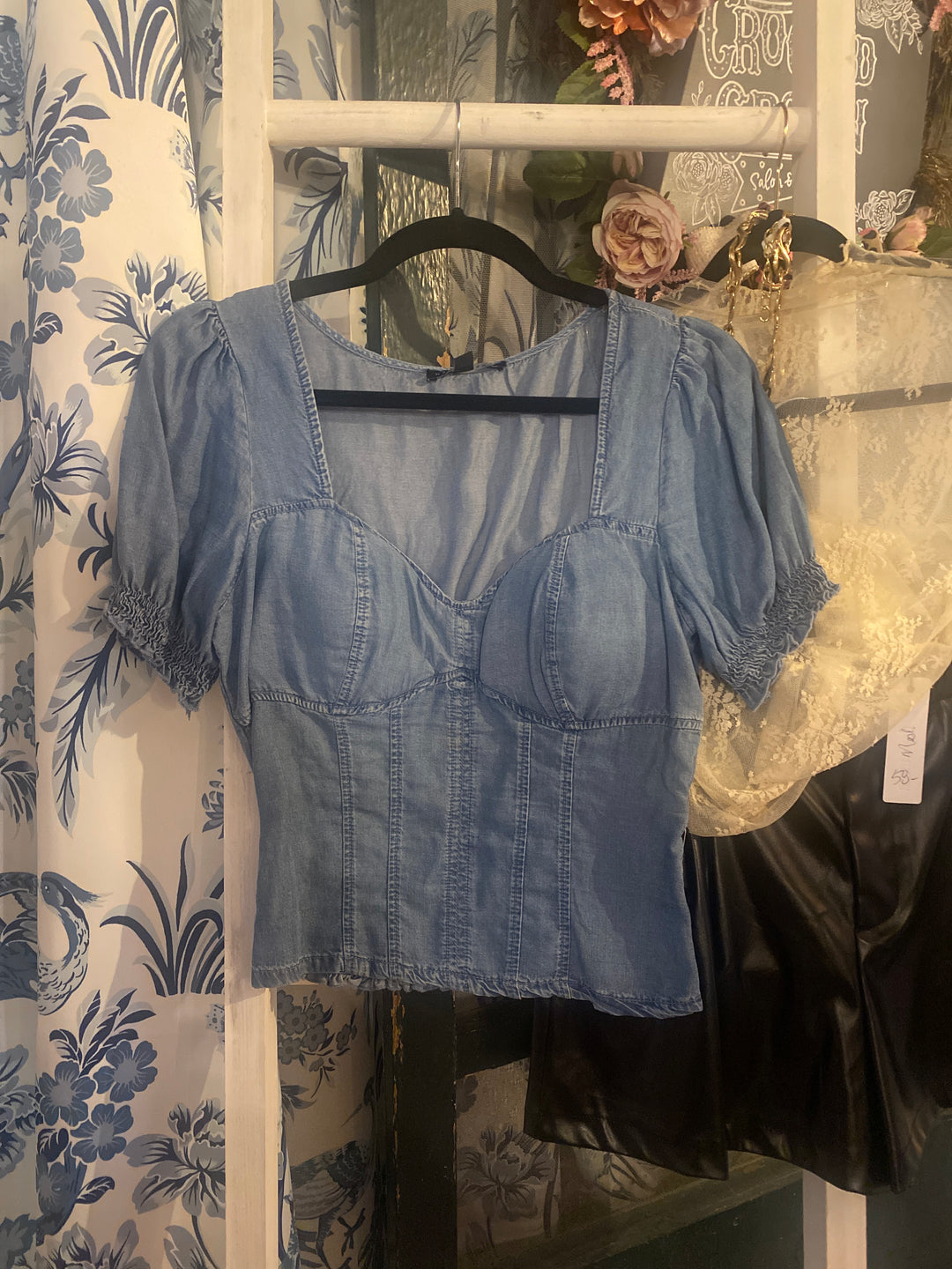 Denim top