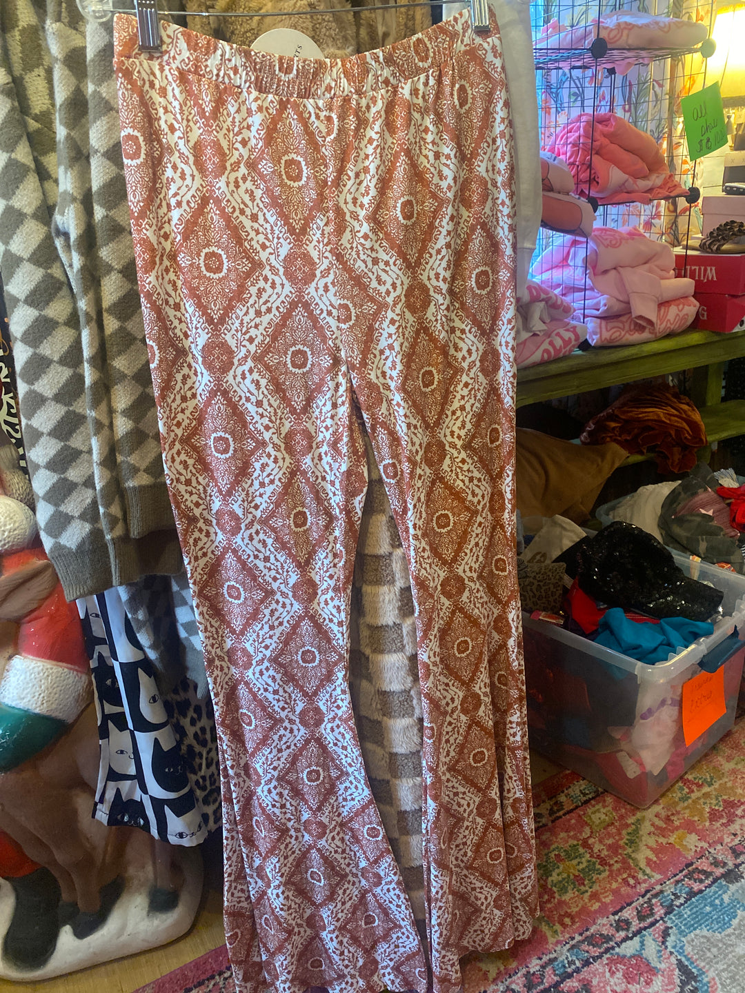 Flare leg pants
