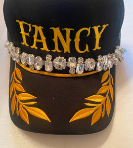 Jumbo Rhinestone trucker hat chain