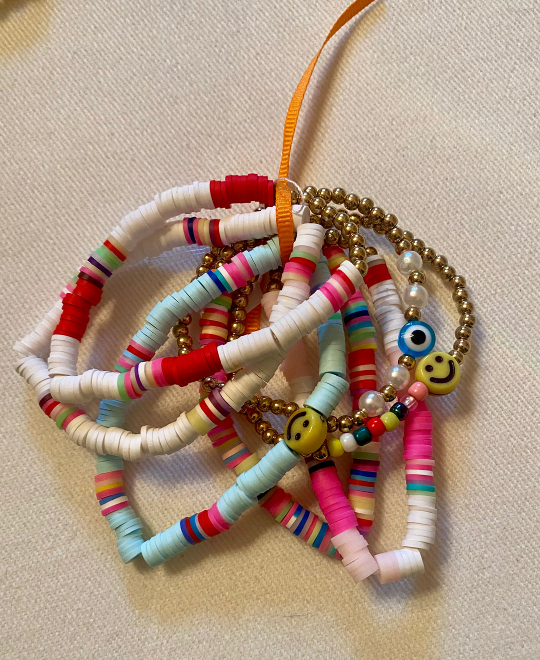Cotton Candy Bracelet stack