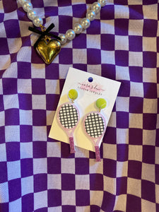 Tennis Earrings 💚
