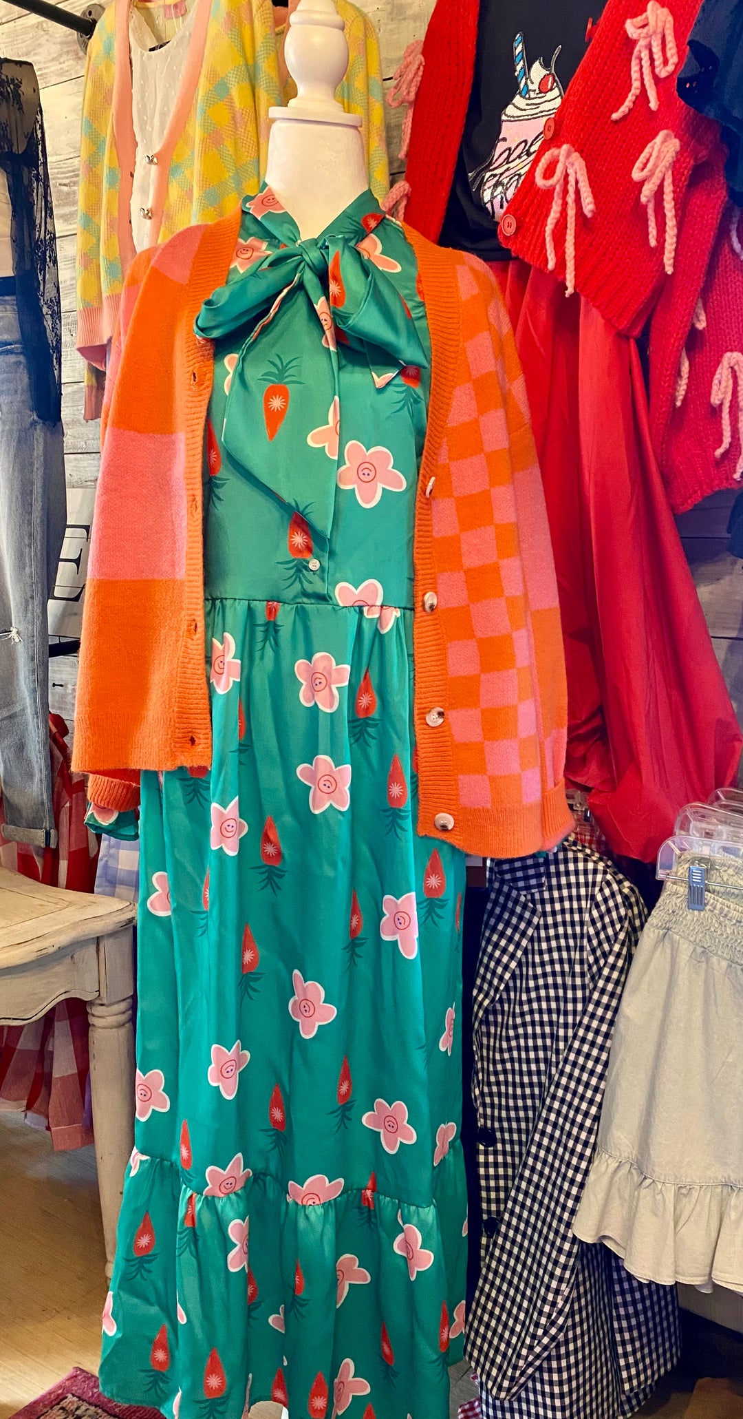 Here comes Peter cottontail maxi dress