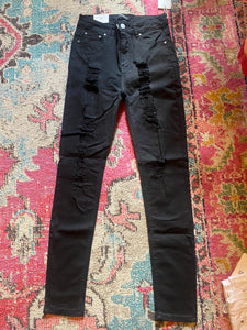 Hi-rise skinnies