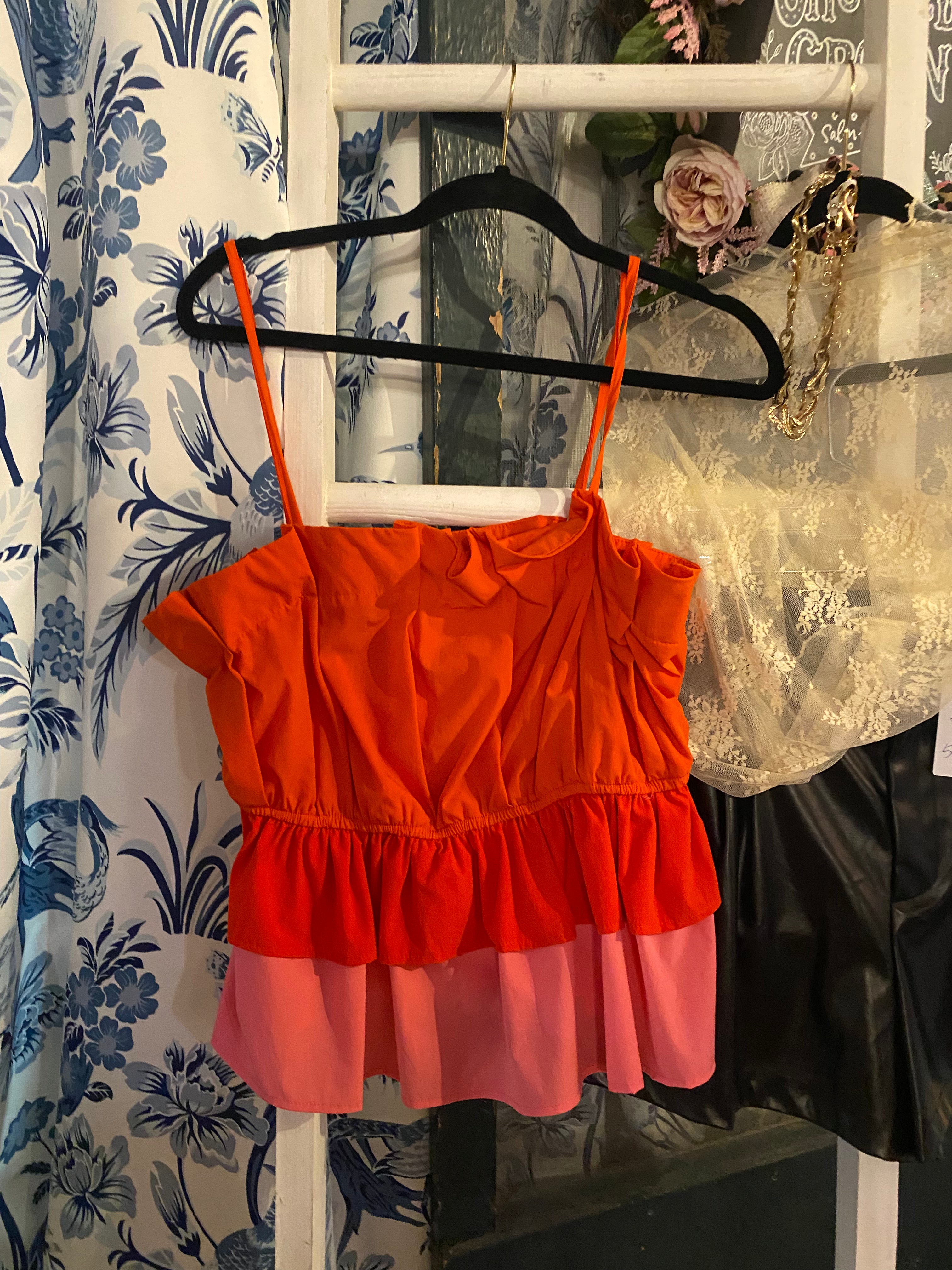 TCEC ruffled top