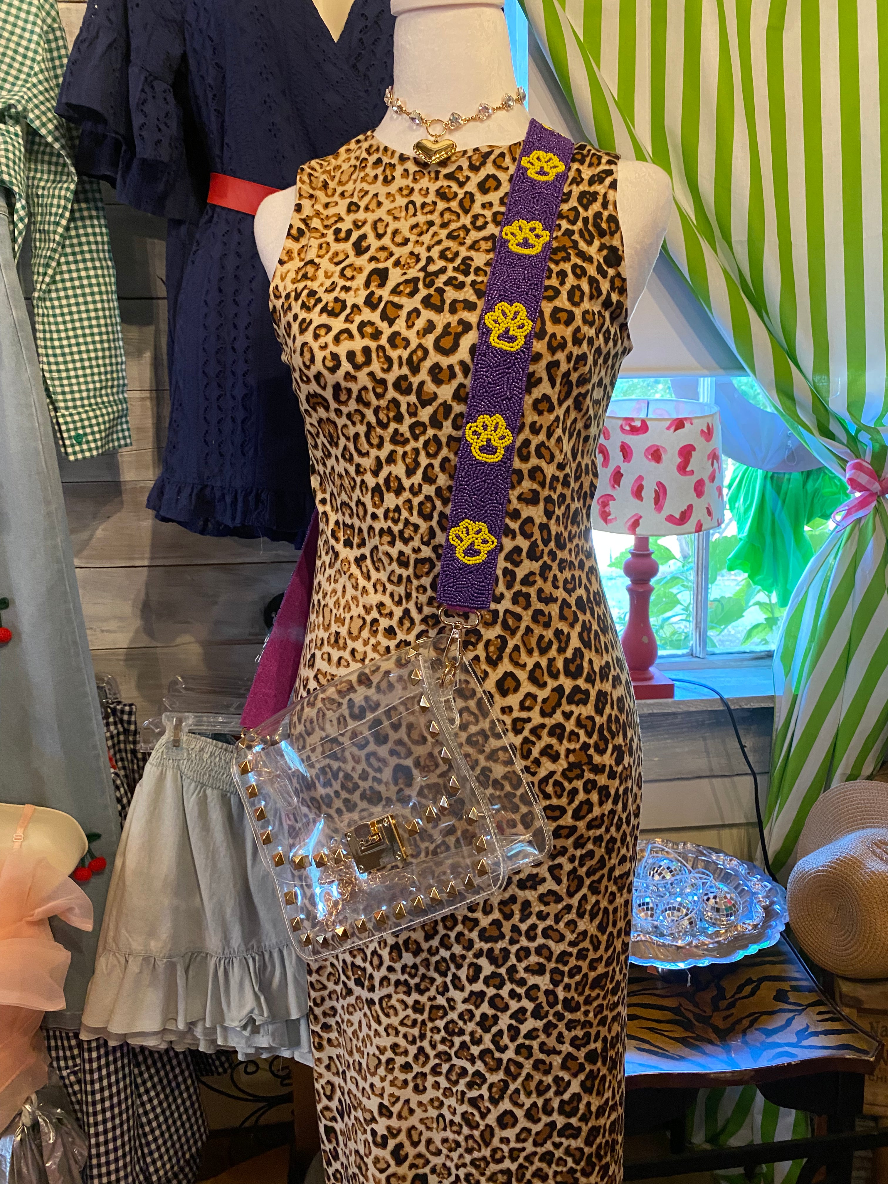 Leopard maxi dress