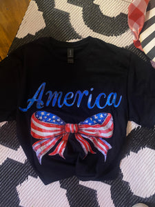 AMERICA bow tee