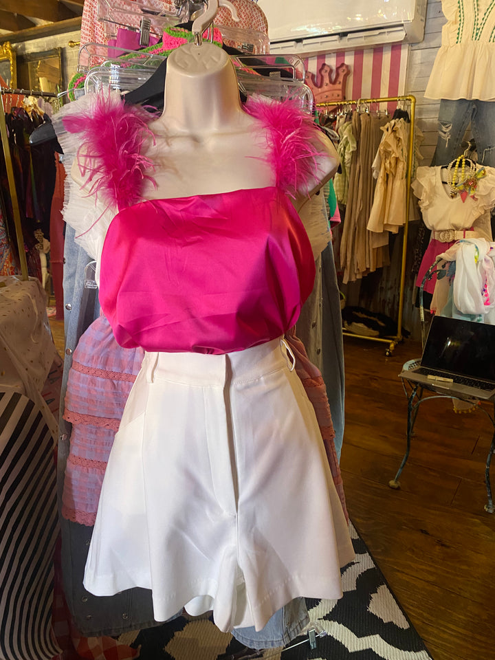 Pleated Shorts