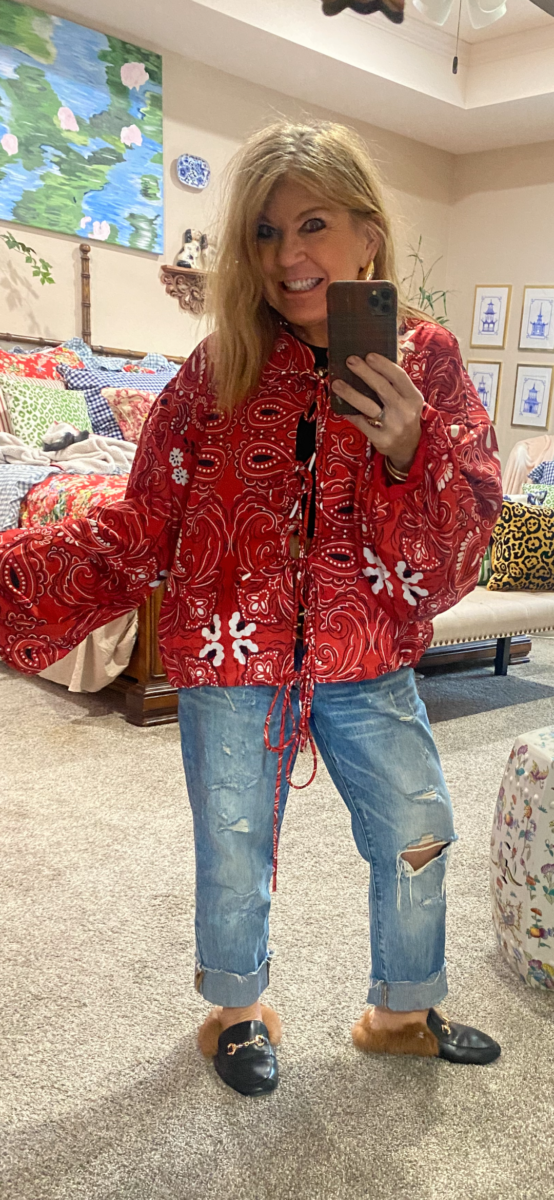 Bandana Shirt / lightweight Jacket