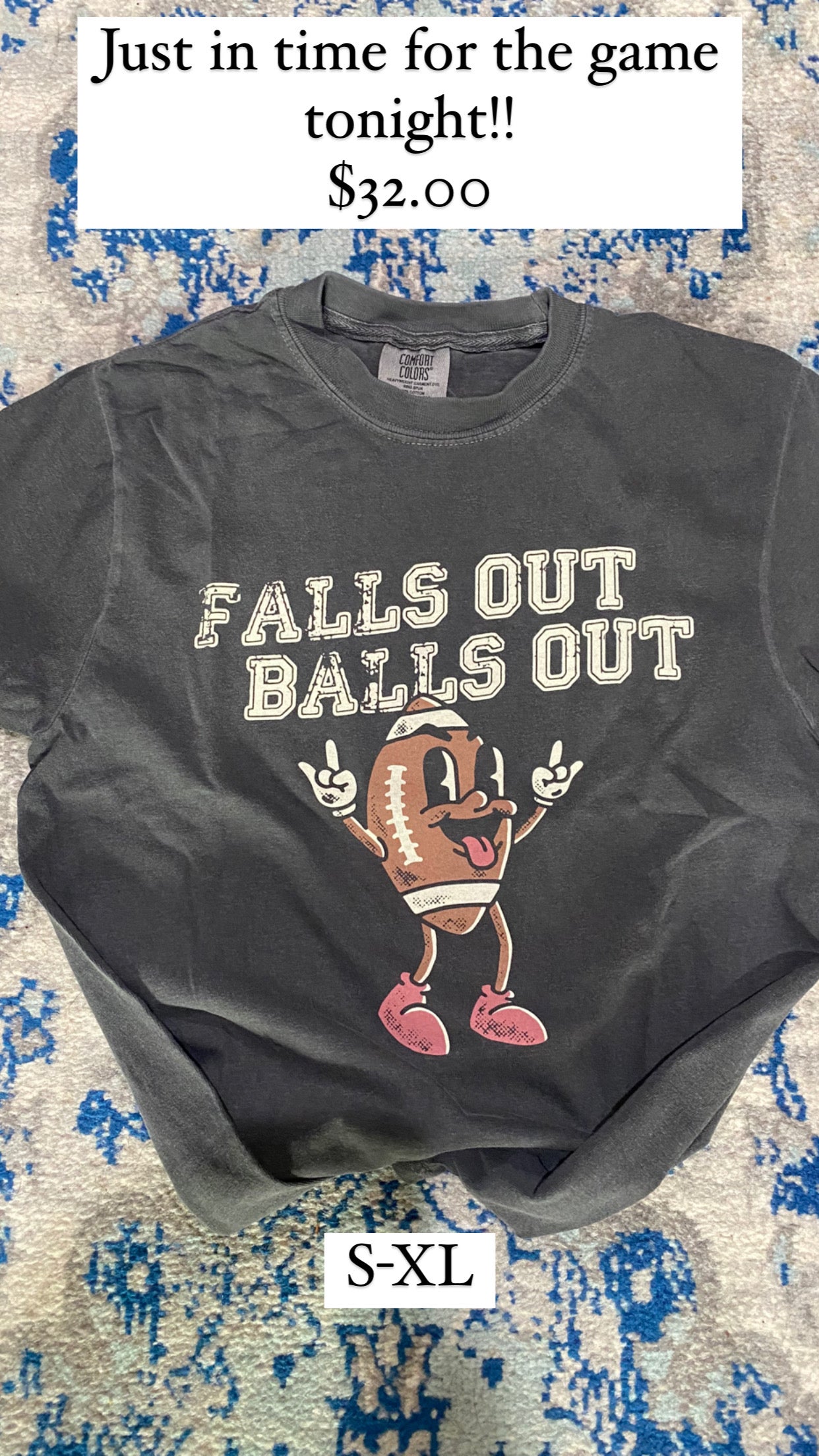 Falls Out Balls Out tee