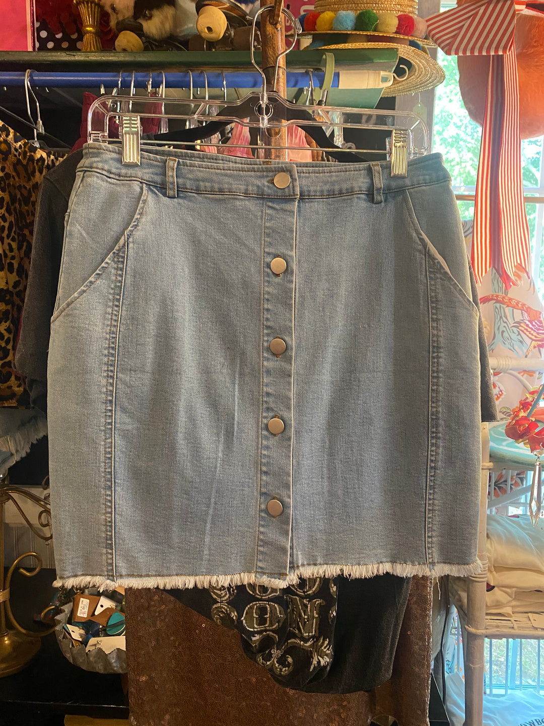 Denim skirt