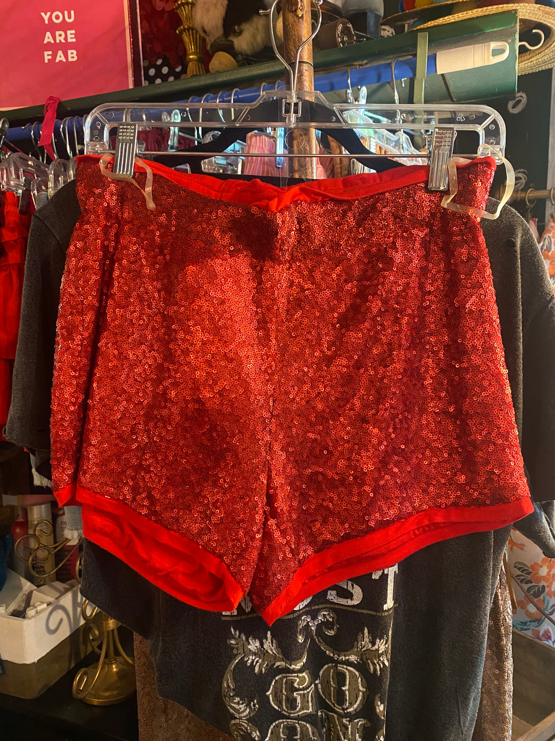 Sequin shorts