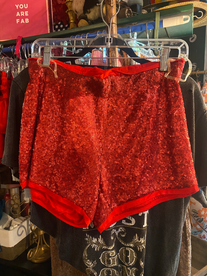 Sequin shorts