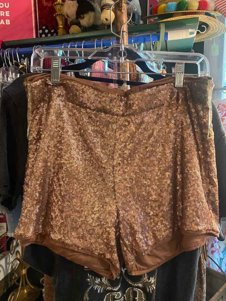 Sequin shorts