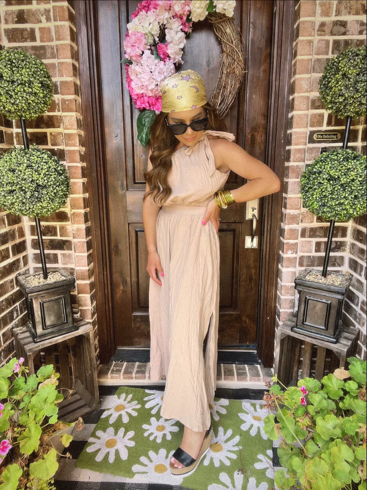 Khaki 2 piece set