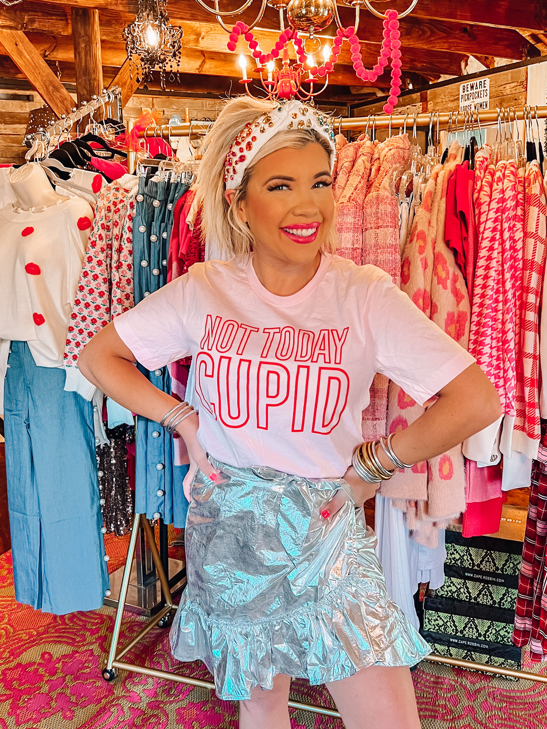 Not Today Cupid Graphic Tee