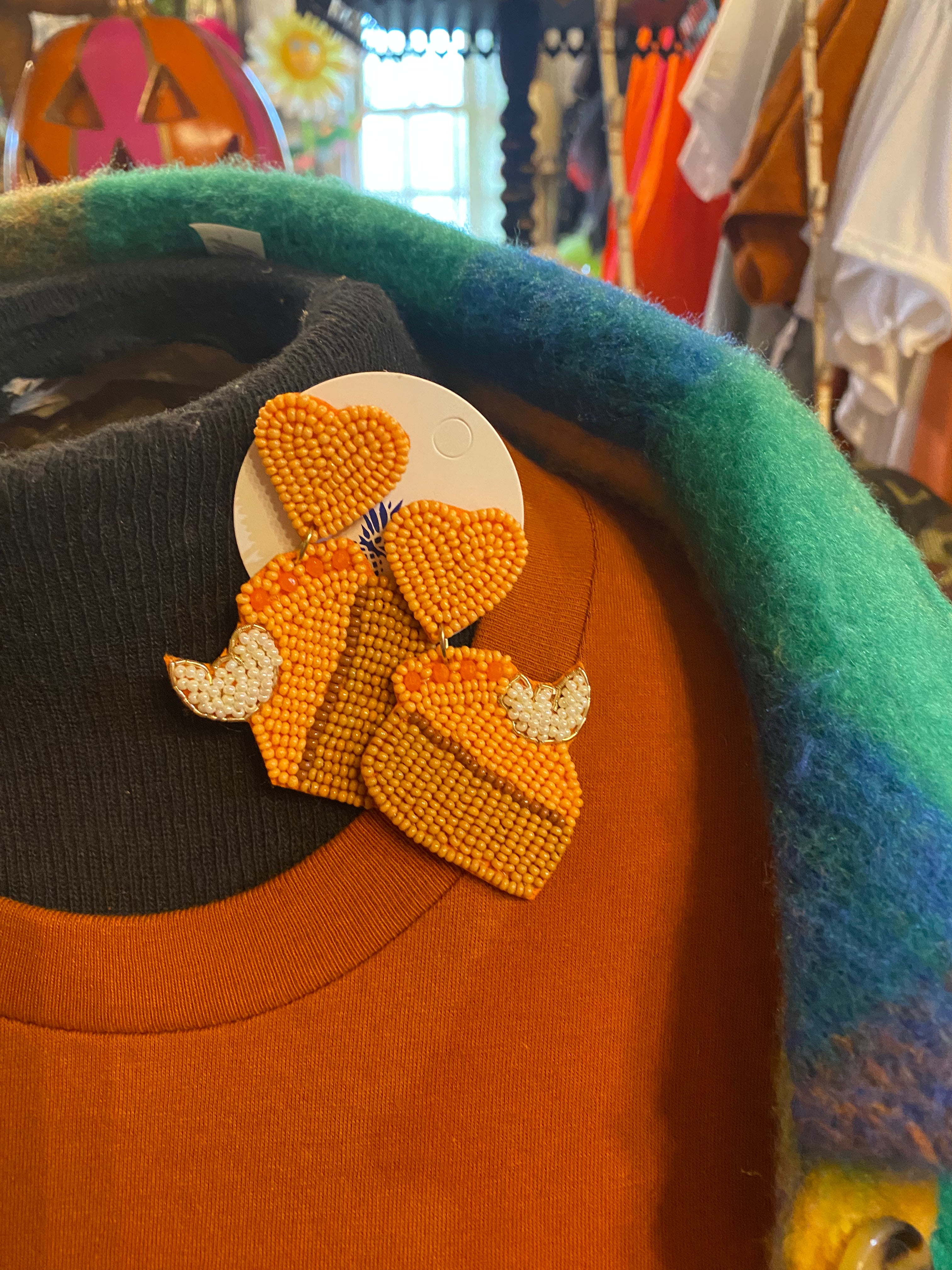 Pumpkin Pie earrings