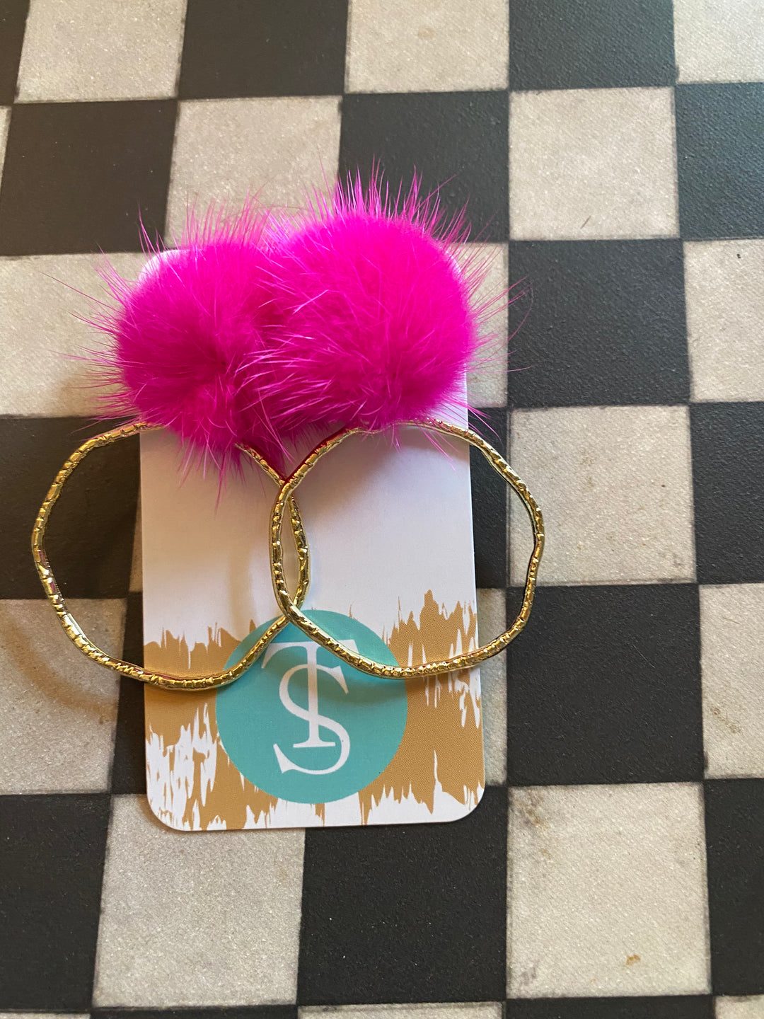 Purple fur ball hoop