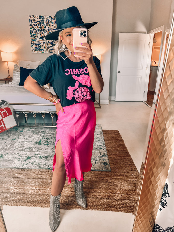 Keep Your Cool Silk Skirt