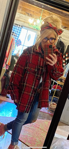 Mad about Plaid tweed shacket