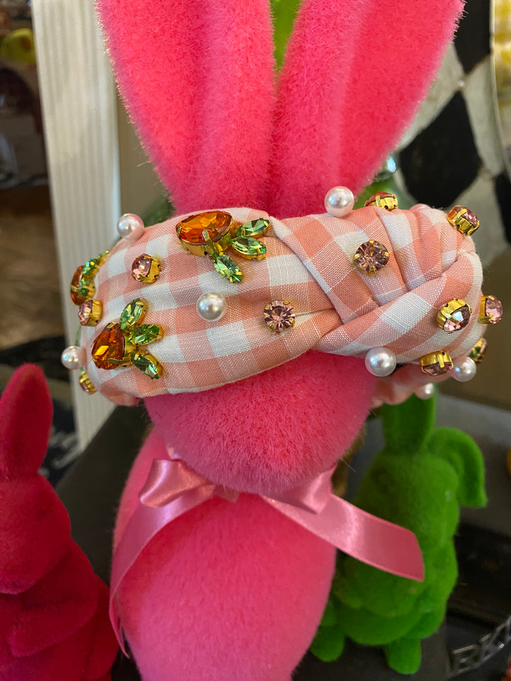 Crystal carrot headband