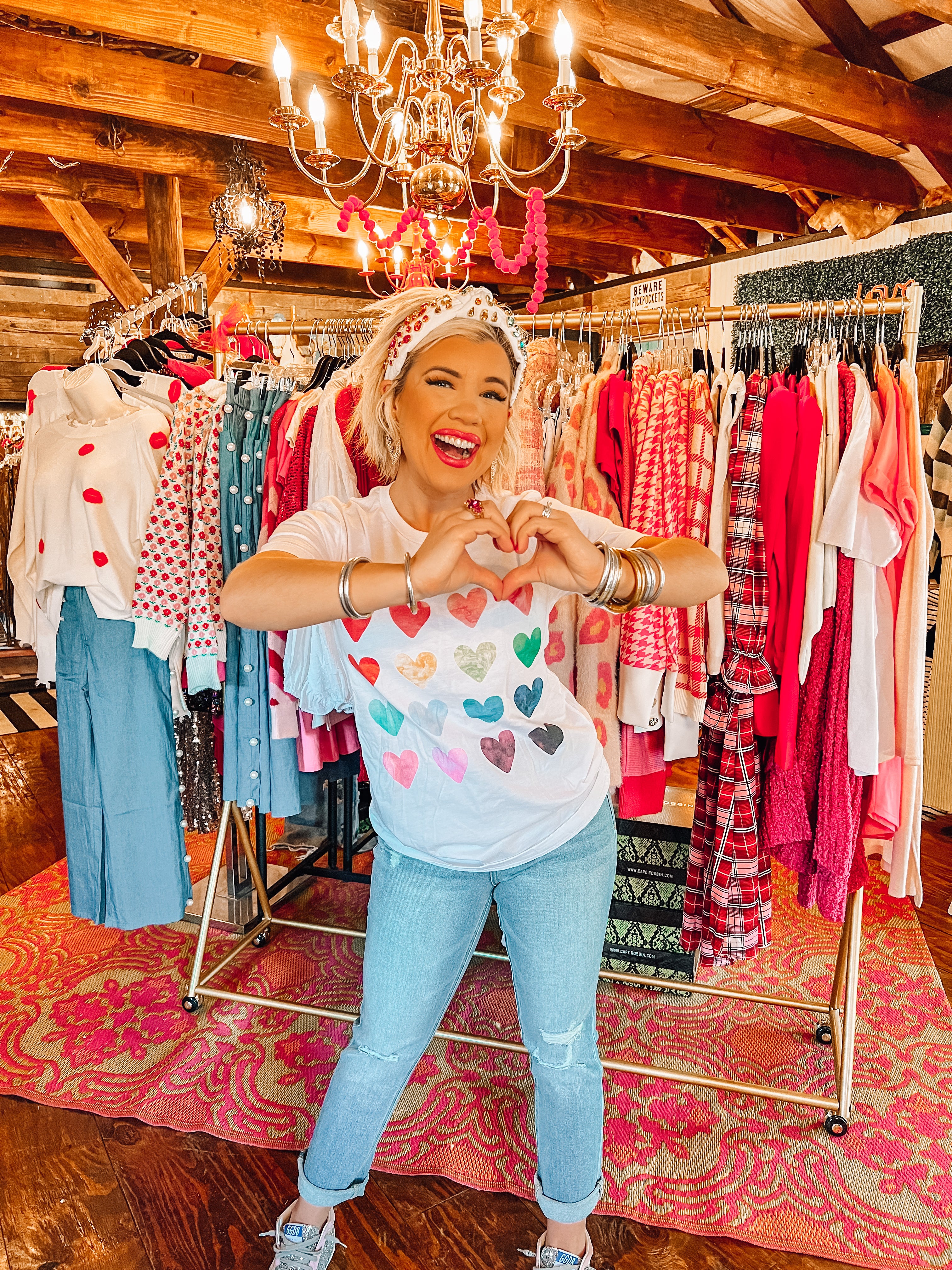 Rainbow Heart Graphic Tee