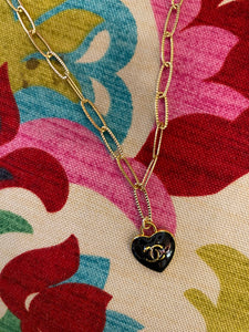 Inspired heart necklace